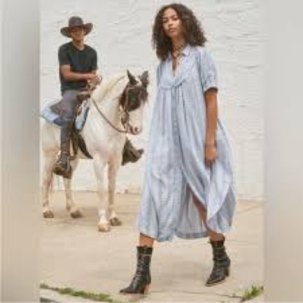 Free people Rodeo midi dress